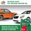 Quaker State All Mileage Synthetic Blend 5W-20 Motor Oil, 5 Quart