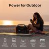 OUPES 1800W Portable Power Station+2*240W Solar Panel for UsePower to RV Trip